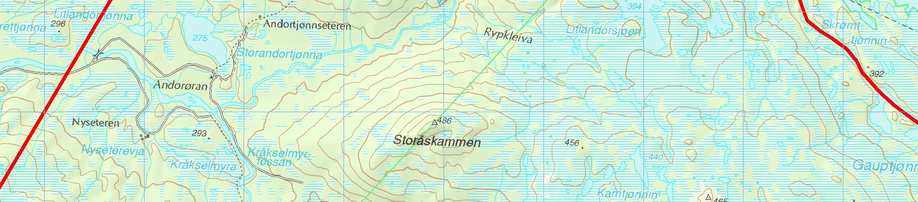 Kart - Snåsa Fjellstyre